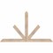 Ekena Millwork Saratoga Smooth Timber Gable Bracket, Douglas Fir, 60"W x 35"H x 1 1/2"D x 3 1/2"F, 14/12 Pitch GBW060X35X0204SAR00SDF - alternate 1